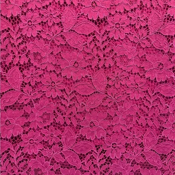 NWT Zara Fuchsia Lace Midi Skirt - Picture 7 of 7